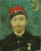 Vincent Van Gogh. Portrait of Milliet, Second Lieutenant of the Zouaves.