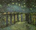 Vincent Van Gogh. Starry Night Over the Rhone.