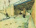 Vincent Van Gogh. The Railway Bridge over Avenue Montmajour, Arles.