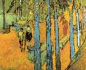 Vincent Van Gogh. Les Alyscamps: Falling Autumn Leaves.