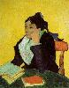 Vincent Van Gogh. L'Arlesienne: Madame Ginoux with Books.