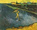 Vincent Van Gogh. The Sower: Outskirts of Arles in the Background.