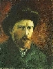 Vincent Van Gogh. Self-Portrait with Dark Felt Hat.