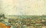 Vincent Van Gogh. View of Paris from Montmartre.