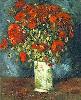 Vincent Van Gogh. Vase with Red Poppies.