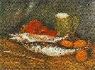 Vincent Van Gogh. Still Life with Mackerels, Lemons and Tomatoes.