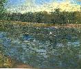 Vincent Van Gogh. The Seine with a Rowing Boat.