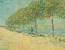 Vincent Van Gogh. Walk Along the Banks of the Seine Near Asnieres.