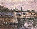 Vincent Van Gogh. The Seine with the Pont de la Grande Jette.