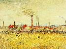 Vincent Van Gogh. Factories at Asnieres Seen from the Quai de Clichy.