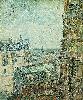 Vincent Van Gogh. View of Paris from Vincent's Room in the Rue Lepic.