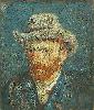 Vincent Van Gogh. Self-Portrait with Grey Felt Hat.