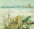 Vincent Van Gogh. Snowy Landscape with Arles in the Background.