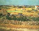 Vincent Van Gogh. Harvest at La Crau, with Montmajour in the Background.