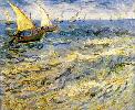 Vincent Van Gogh. Seascape at Saintes-Maries.