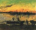 Vincent Van Gogh. Coal Barges.