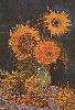 Vincent Van Gogh. Still Life: Vase with Five Sunflowers.